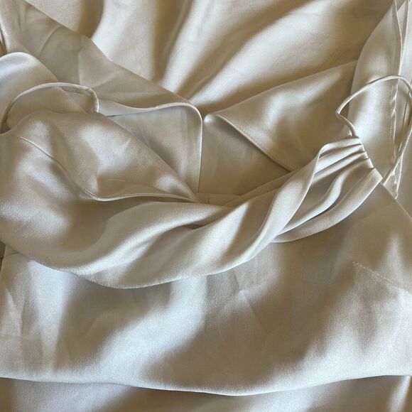 Fame and Partners Custom Draped Front Slip Dress - Picture 9 of 13